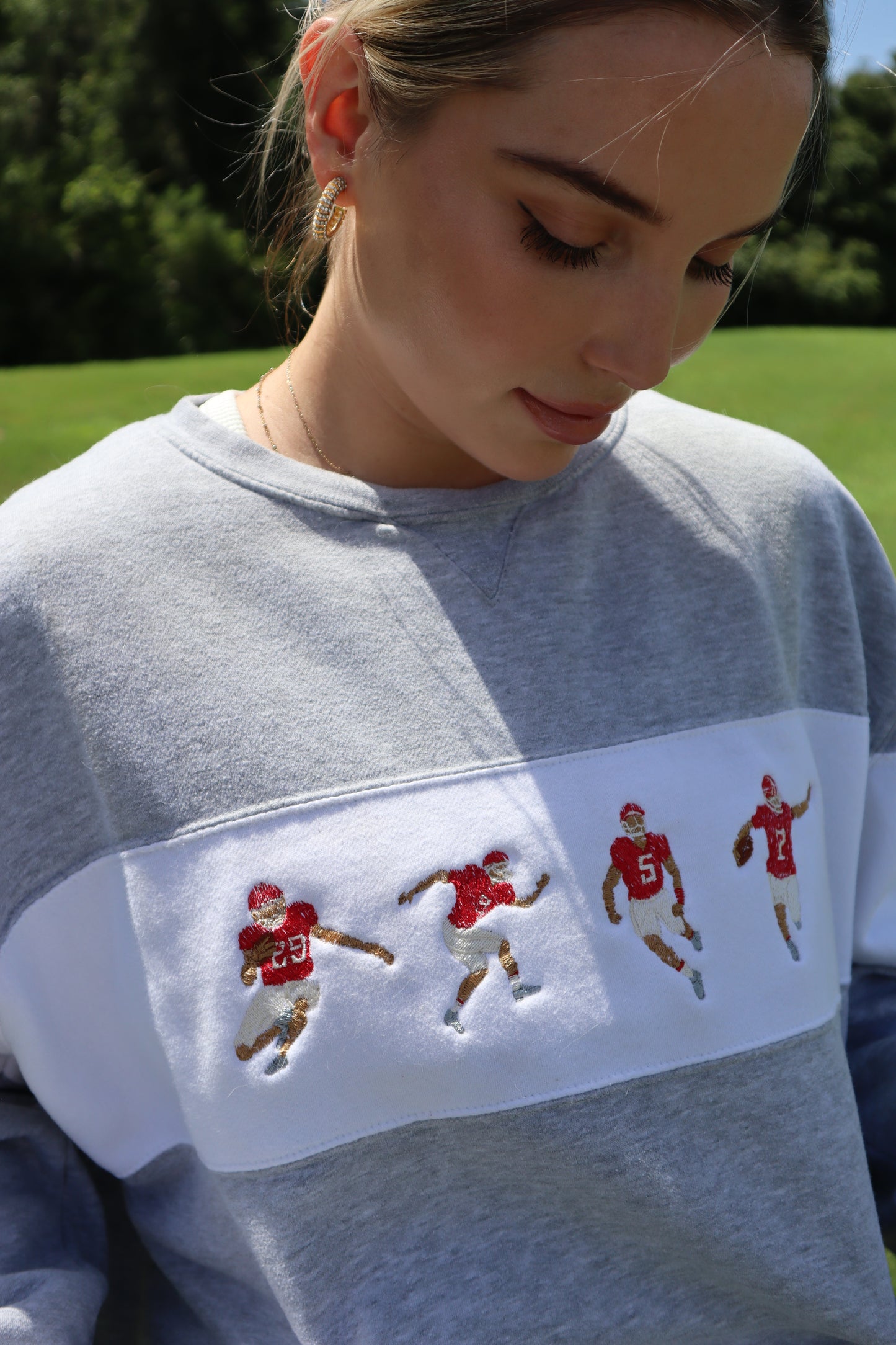 Players Embroidered Colorblock Pullover