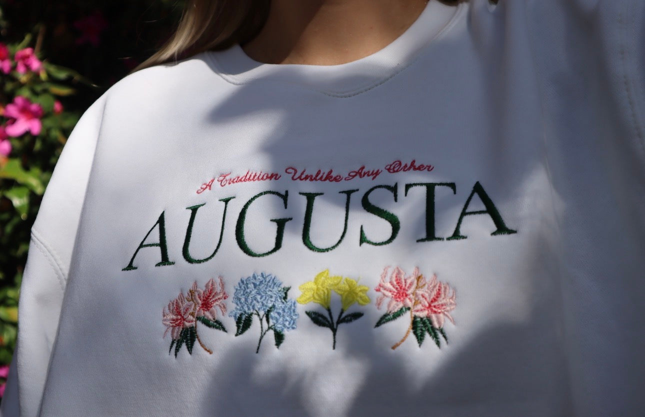 Augusta Flowers Pullover