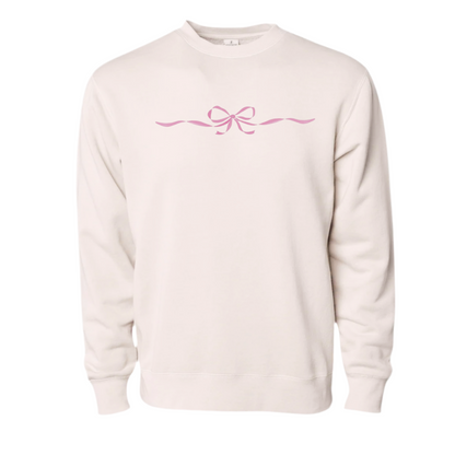 Pink Bow Pullover