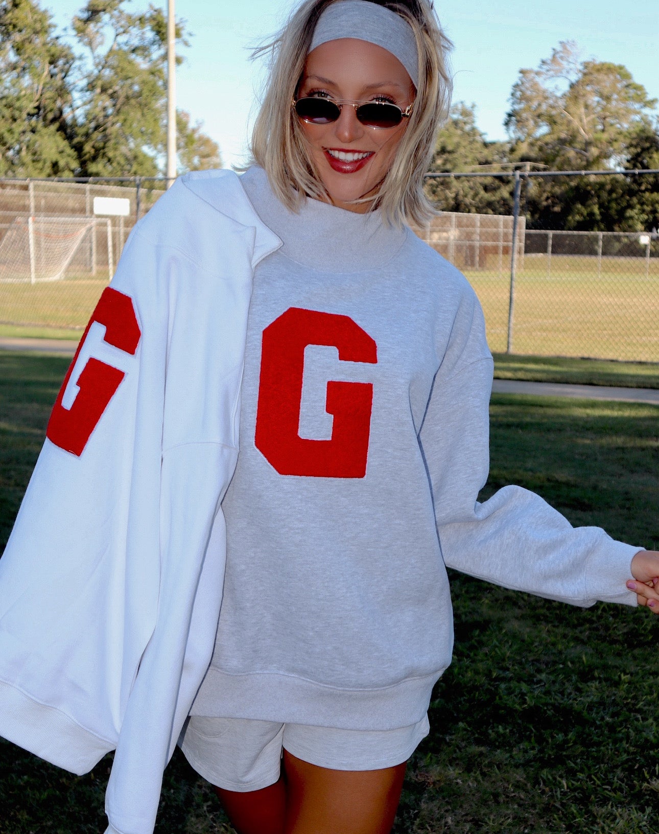 Letterman Mock Neck (gray)