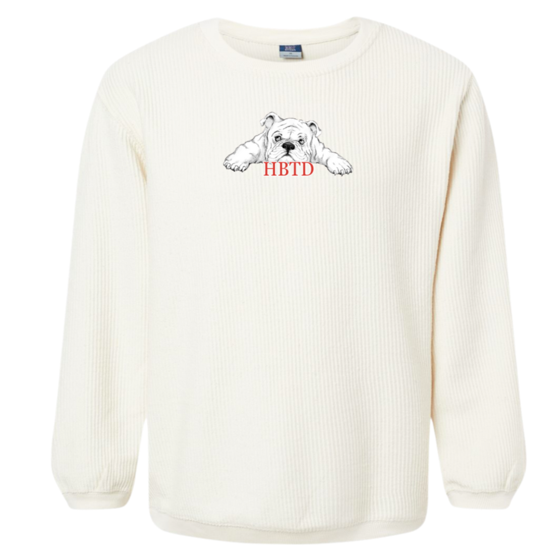 HBTD Embroidered Corded Crew