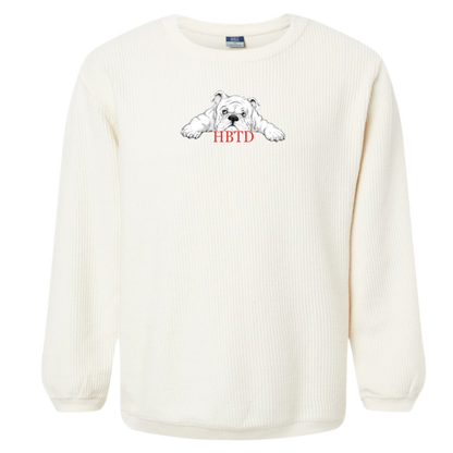 HBTD Embroidered Corded Crew