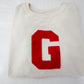 Boyfriend Letterman Corded Crew