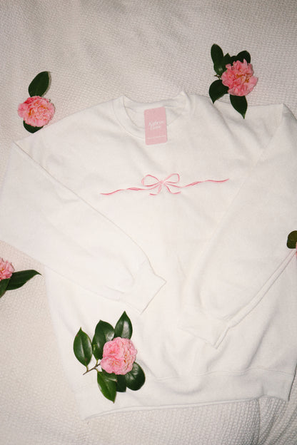 Pink Bow Pullover