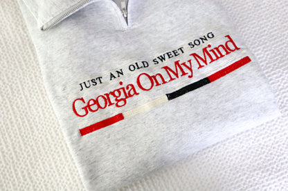 Georgia On My Mind Embroidered Q Zip