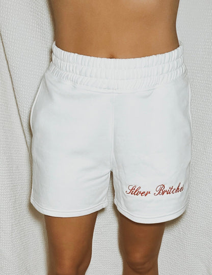 Silver Britches Embroidered Shorts