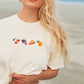 Embroidered Sweet Treat Cropped Tee