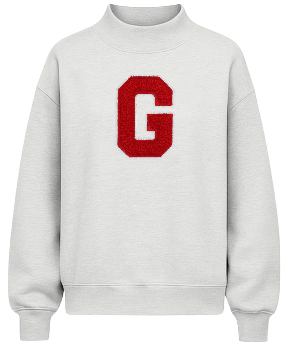 Letterman Mock Neck (gray)