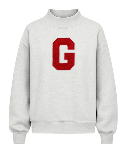 Letterman Mock Neck (gray)