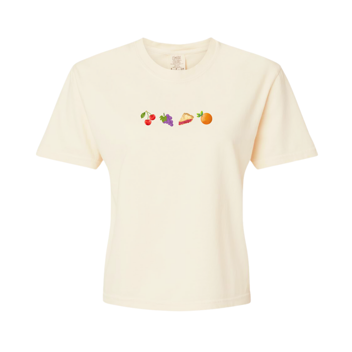 Embroidered Sweet Treat Cropped Tee