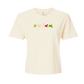 Embroidered Mama Pasta Cropped Tee
