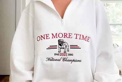 One More Time Quarter Zip